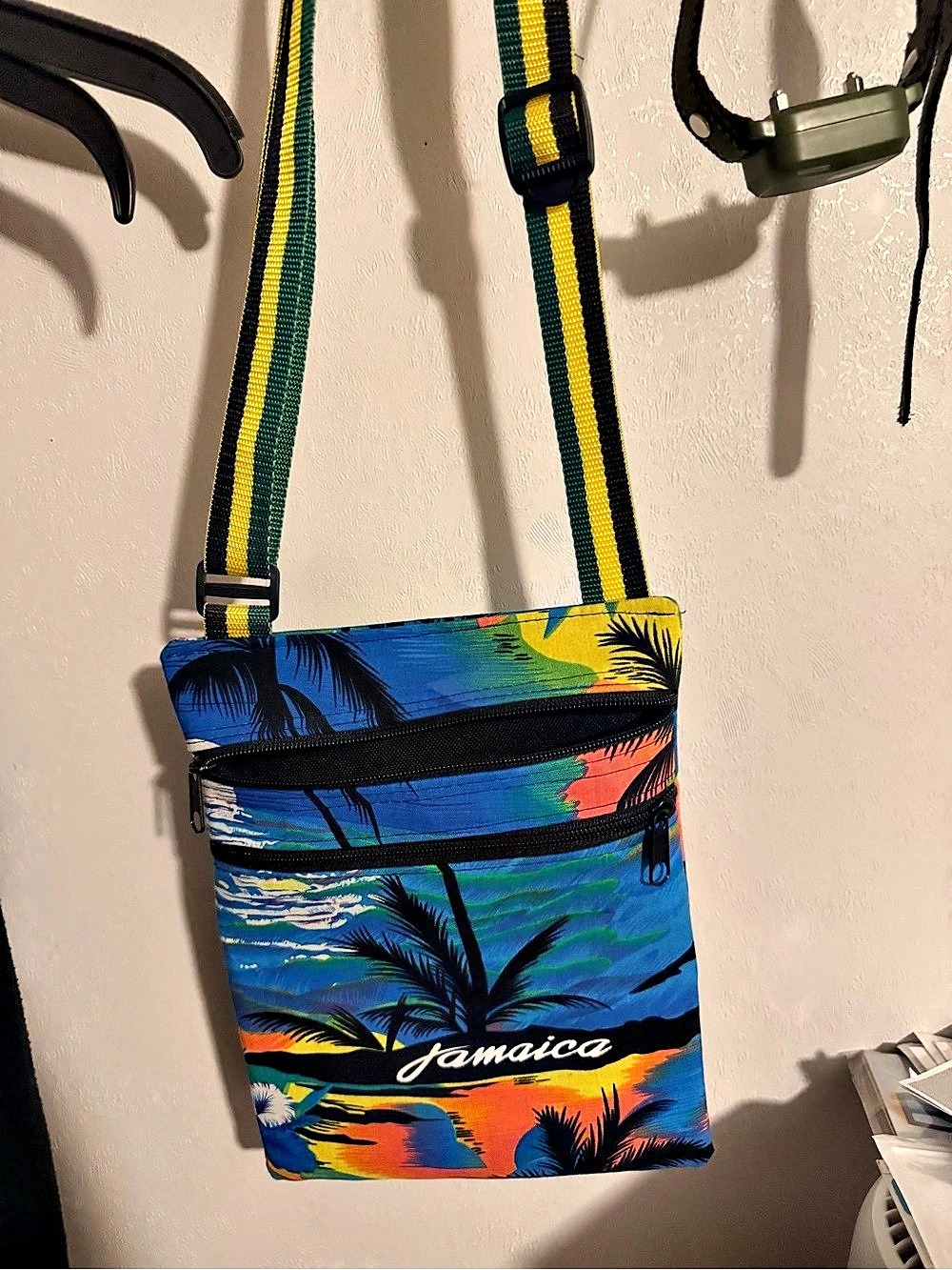 Jamaica Negril Print Crossbody Bag